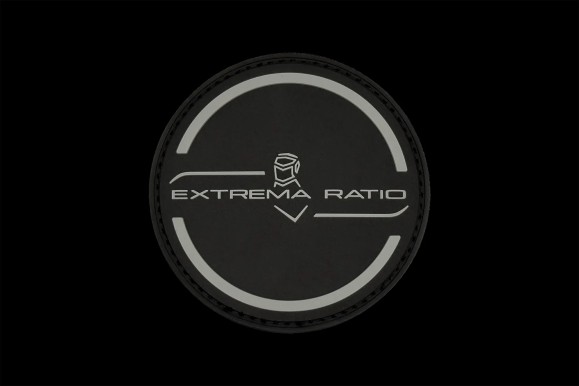 ROUND PATCH TPR 85Ø MM BLACK – SILVER | Extrema Ratio